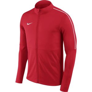 Nike Dry Park 18 Trainingsjas Junior Trainingsjas - Maat XL  - Unisex - rood/wit Maat XL - 158/170