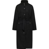 Dreimaster - Overgangsjas - Zwart - Wolmix