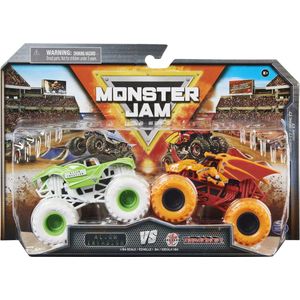 Monster Jam - Alien Invasion vs. Dragonoid - Speelgoedvoertuig - Schaal 1:64 - Speelgoed Auto