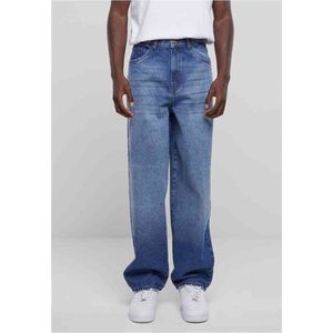 Urban Classics - Heavy Ounce Baggy Fit Jeans Wijde broek - Taille, 33 inch - Blauw