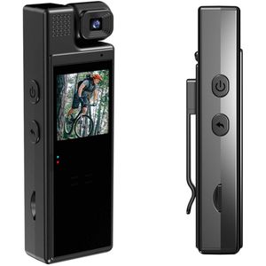 DrPhone ActionCore – Draagbare Full HD Action Camera met Infrarood Nachtzicht - Bewegingsdetectie - 180° Draaibare Lens - Full HD 1080P video-opnames - WiFi-functie - Krachtige 1200mAh batterij - Ondersteuning Voor Micro-SD Tot 128GB - Zwart