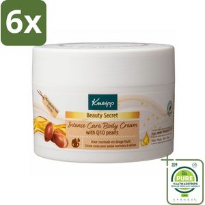 Kneipp - Body crème - Beauty Secret - Met Q10 parels - 200 ml - Voordeelverpakking - 6 stuks - Lichaamscrème - Verzorging