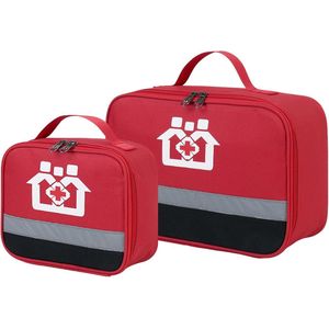 Medicijntas Set van 2 - Waterdichte EHBO-tassen voor Outdoors, Camping en Wandelen - Grote en Kleine Medicijnzak