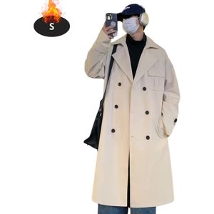 Nivard Mantel Heren - Tussenmantel - Jas - Mantelpakje - Trenchcoat - Overjas - Overcoat - Winter - Abrikoos - XS