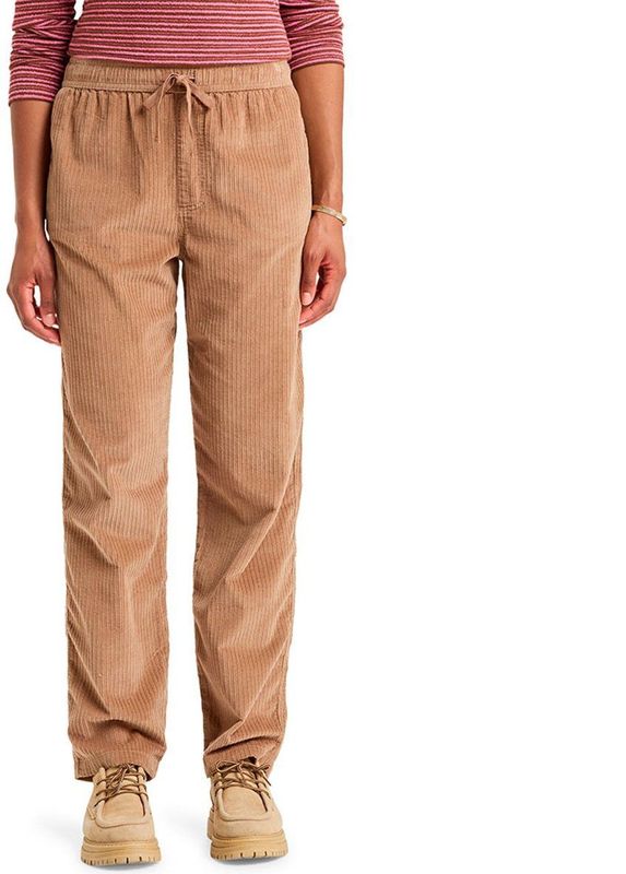 Roxy - Vl Endless Stars - Corduroy Broek - Beige - Relaxte Pasvorm