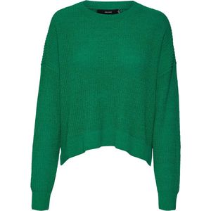 VERO MODA VMSADIE LS O-NECK ROUNDED HEM BLOUSE BF Dames Trui - Maat L