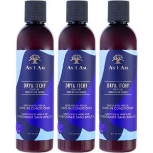 As I Am Dry & Itchy Leave-In Conditioner - 3x237ml