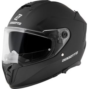 Bogotto - FF122 SVK Solid Mat Zwart - Integraalhelm