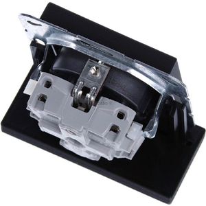 Gira - Schuko-stopcontact - Zwart - Halogeenvrij Thermoplast