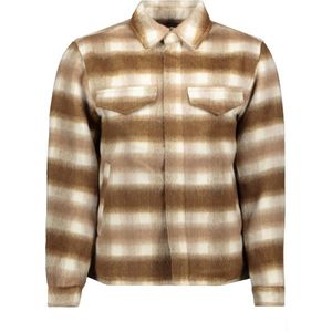 Goosecraft Overhemd Gc Ringostar Overshirt 122252001 Brown Off White Mannen Maat - M
