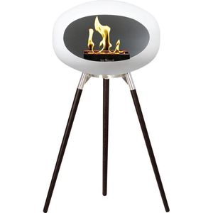 Le Feu Bio Ethanol Haardvuur - White Ground Wood Black Oak