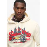 Superdry - New York Vintage Logo Graphic Hoodie - Biologisch Katoen