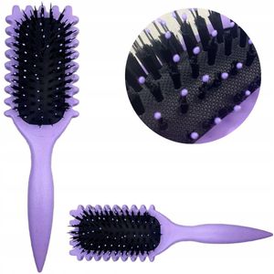 Paarse Krullenborstel - Definieert Krullen, Zacht voor Haar