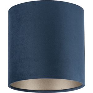 Uniqq Lampenkap velours konings blauw Ø 18 cm - 15 cm hoog