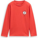 TOM TAILOR - Shirt - Oranje - Lange Mouw