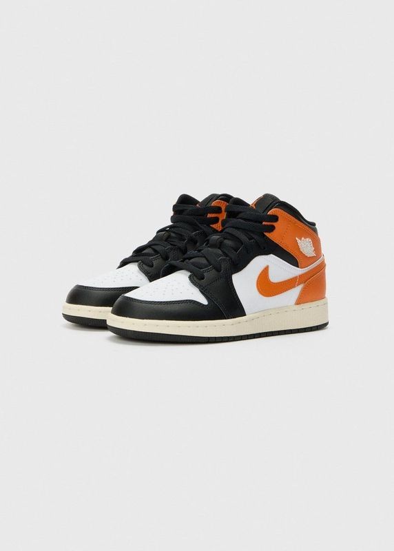 Jordan - Aj1 Mid - Kindersneakers - Bruin - Leer