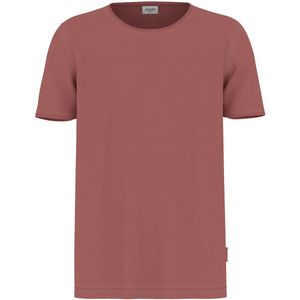 Shirt - Cesare - Effen - Jersey - Kwartmouw - Normale Pasvorm