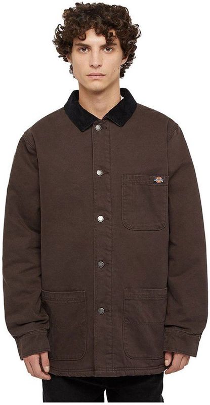 Dickies - Duck High Pile Fleece Line Chore Jas - Bruin - Regular Fit