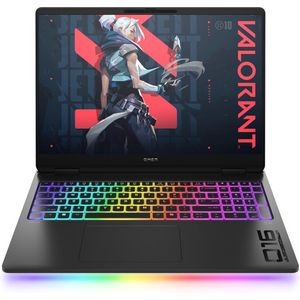 HP OMEN MAX Gaming 16-ak0995nd Copilot+ PC AMD Ryzen AI 9 HX 375 Laptop 40,6 cm (16"") WQXGA 32 GB DDR5-SDRAM 1 TB SSD NVIDIA GeForce RTX 5080 Wi-Fi 6E (802.11ax) Windows 11 Home Zwart