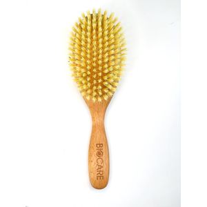 Biocare - Houten Haarborstel - Beukenhout - 10-rijig - 22cm