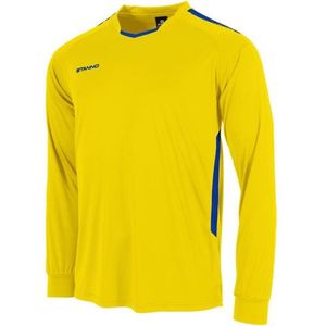 Stanno - First Long Sleeve Shirt - Geel - Sportshirt - V-hals - Lange Mouwen