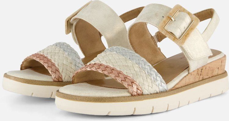 Marco Tozzi Sandalen - Beige - Synthetisch - Dames