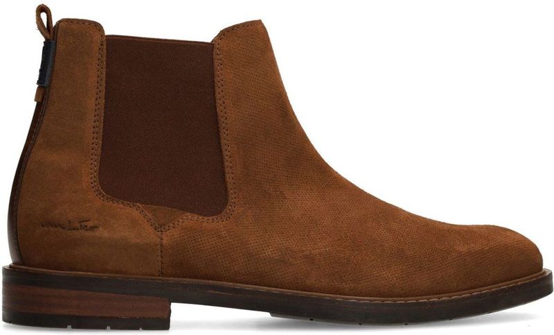 Van Lier - Chelsea Boots - Cognac Suède