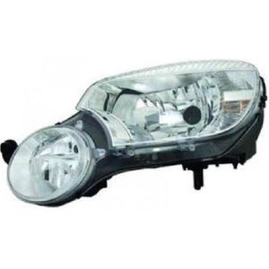 Skoda Yeti, 2009 - 2014 - koplamp, Bosch, H4+H7+mistlamp, elektr verstelb, incl stelmotortje, links