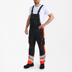 Engel Safety Light Amerikaanse overall 3547-319 - Anthracite Grey / Hi-vis Orange - 30