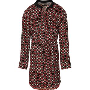 Levv jurk Kaira donker rood retro print - maat 164