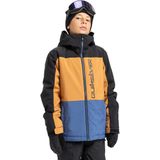 Quiksilver - Side Hit Block - Jas - Zwart - Technische Sneeuwjas voor Jongens 8-16