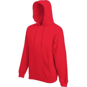 Fruit Of The Loom - Premium 70/30 - Sweatshirt - Rood - Capuchon