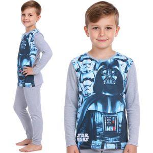 STAR WARS Darth Vader Pyjama voor jongens, pyjamaset met lange broek en lange mouwen 110