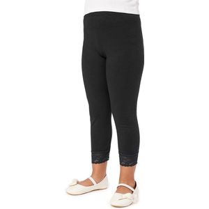 Merry Style Meisjes Leggings - Sport - Vrijetijdsbroek - Capri - Katoen - MS-MS10-228-LE - Zwart - 110