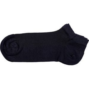 Bamboe Sokken, Sneaker Sokken, Sneaker Socks, Antibacterieel , Dames en Heren, Kort Sokken, 6 Paar, 39-42, Zwart