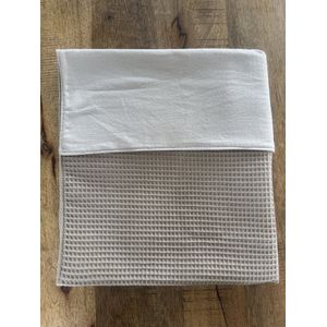 Wiegdeken | Dekentje | Zandkleur | Unisex | Baby | 100% Katoen |