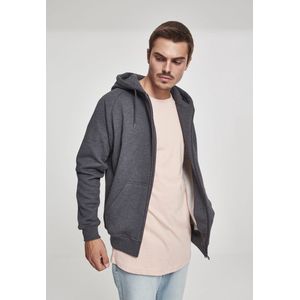 Urban Classics - Zip Vest met capuchon - 2XL - Grijs