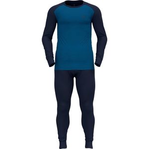 ODLO - ACTIVE WARM ECO Special Set - Thermoset - Diving Navy, Mykonos Blue