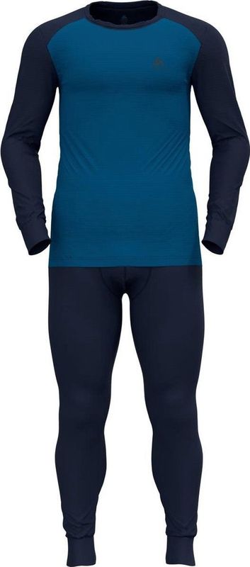 ODLO - ACTIVE WARM ECO Special Set - Thermoset - Diving Navy, Mykonos Blue