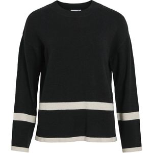 VILA - VIRIL O-NECK OVERSIZE KNIT TOP- NOOS - Dames - Gebreide truien