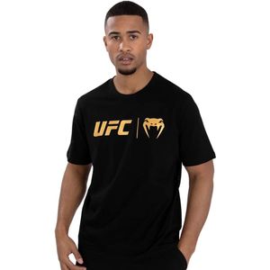 UFC Venum Classic T-Shirt Zwart Goud - M