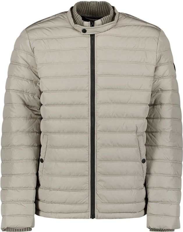 No Excess - Tussenjas - Greige - Gewatteerde Jas - Licht Gevoerd