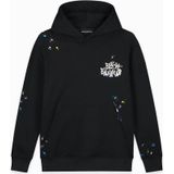 Painter Hoodie - Multicolor - Relaxte Pasvorm - Geribbelde Manchetten - Kangaroezak