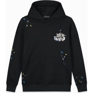 Painter Hoodie - Multicolor - Relaxte Pasvorm - Geribbelde Manchetten - Kangaroezak
