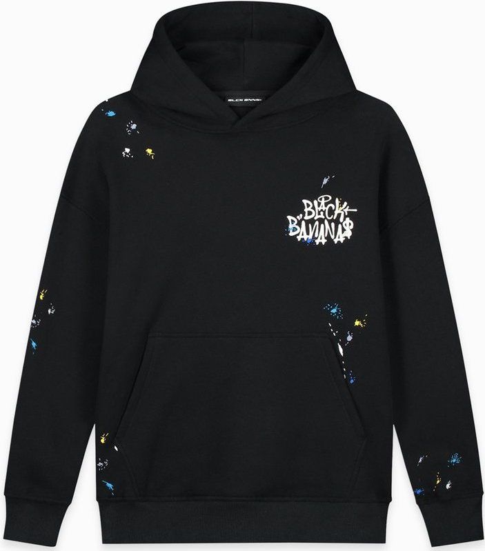 Painter Hoodie - Multicolor - Relaxte Pasvorm - Geribbelde Manchetten - Kangaroezak