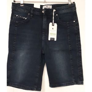 Brams Paris dames short - korte broek dames - Halina - dark blue stretch - maat 27