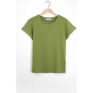 Sissy-Boy - Groen slub jersey T-shirt