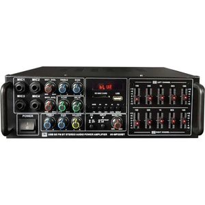 Sunbuck - High-Power 1000W - Bluetooth Versterker - 4-Weg Mic - FM/USB/SD/AUX - Afstandsbediening