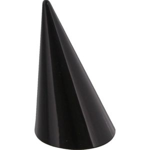 Sieradenhouder Kegel - Display voor Ringen - Acryl - 4x2,5 cm - Zwart