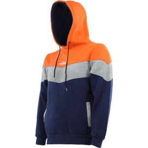 Hoodie Legend tricolore dames/heren Oranje fleece S